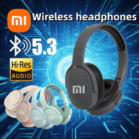 Xiaomi Wireless Headphones Bluetooth 5.3 Portable Earphone Hifi Stereo Headset Game Earbuds With Mic For Samsung Iphone Huawei