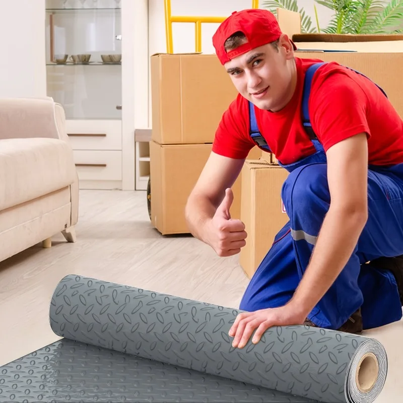 PVC Plastic Floor Mat, Parking Aid Garage Carpet, Anti Slip Protective Floor Mat for Hotel Factory Entrance