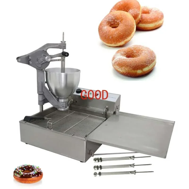 Electric Heating Doughnut Machine Commercial Stainless Steel Multi-Function Automatic Donuts Fryer Machine