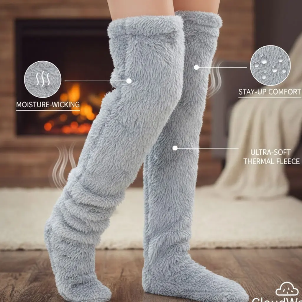 

Утолщенные термобелье премиум-класса, большие морозостойкие спальные носки для поддержки суставов и зимнего тепла