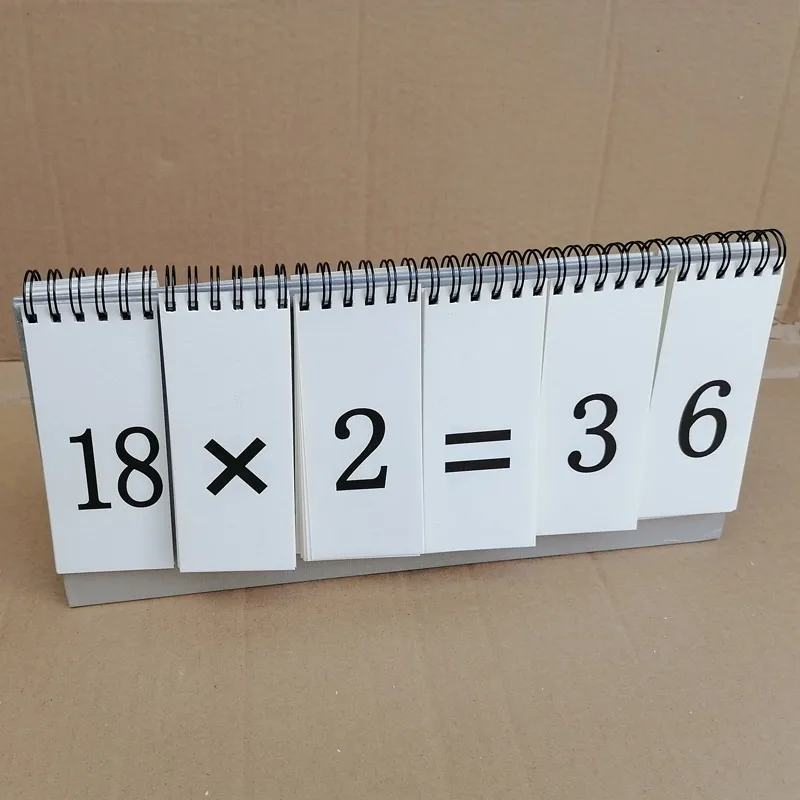 Giocattoli matematici per la scuola elementare aritmetica bambini calendario da tavolo sussidi didattici addizione domestica sottrazione dividere gioco da tavolo