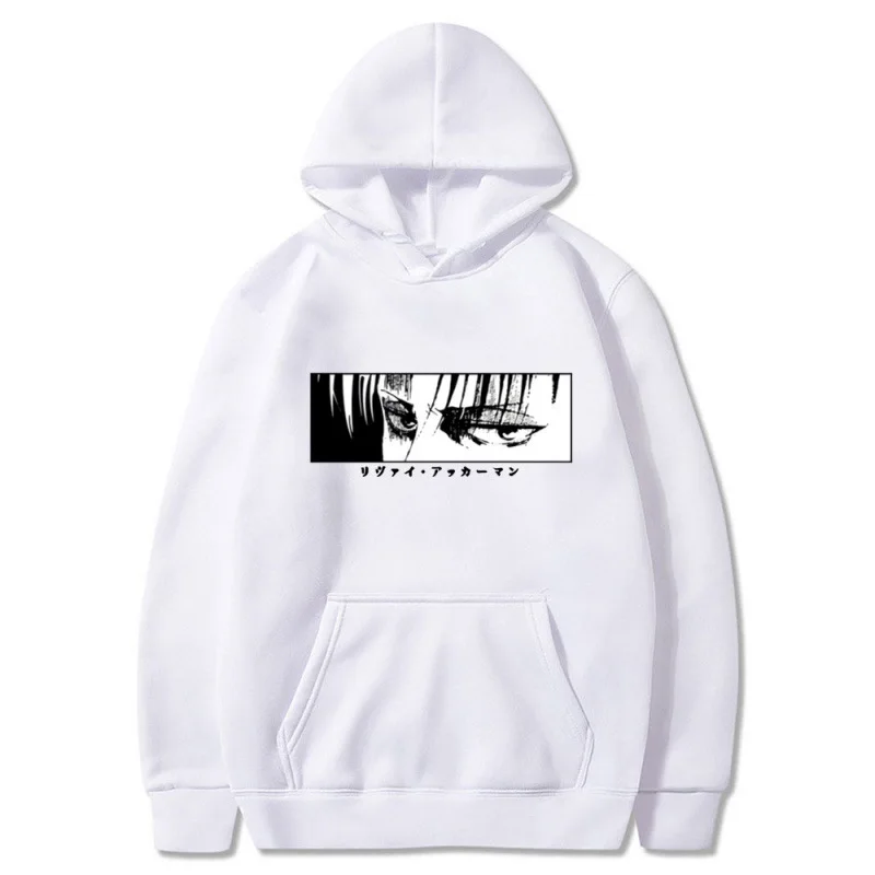 سترة بغطاء للرأس رجالية عالية الجودة لرقص شارع هاراجوكو من المانجا اليابانية "الهجوم على العمالقة" المطبوعة #3