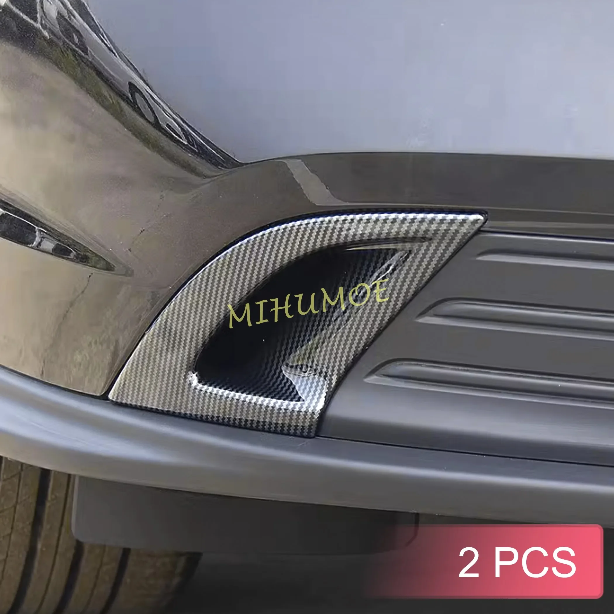 

For Honda Accord 2023-2025 Carbon Fiber Front Bumper Air Inlet Cover Trims Accessories