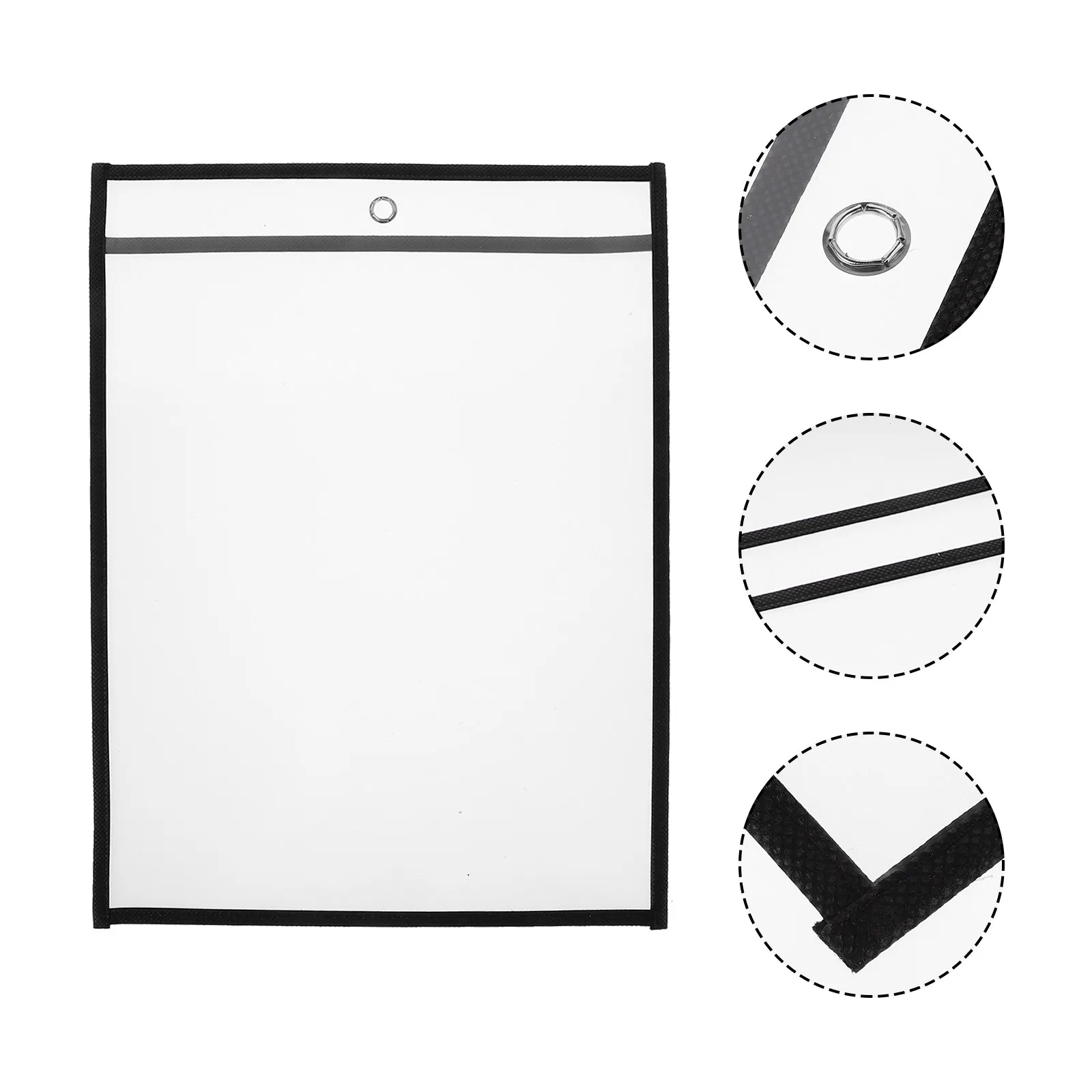 

Набор из 6 прозрачных файлов-конвертов из нетканого материала для документов, органайзер для хранения бумаг в школе, офисе, учебе, портативный