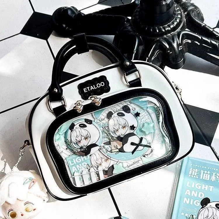 Casual Kawaii Cartoon Grote Ogen Pu Lederen Ster Rugzak Koreaanse Japanse Streetstyle Schattige Mode Student Waterdichte Schooltas