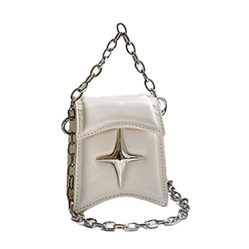 Bolsa de ombro feminina bolsa de corrente bolsa da moda bolsa estrela clutches bolsa feminina E74B