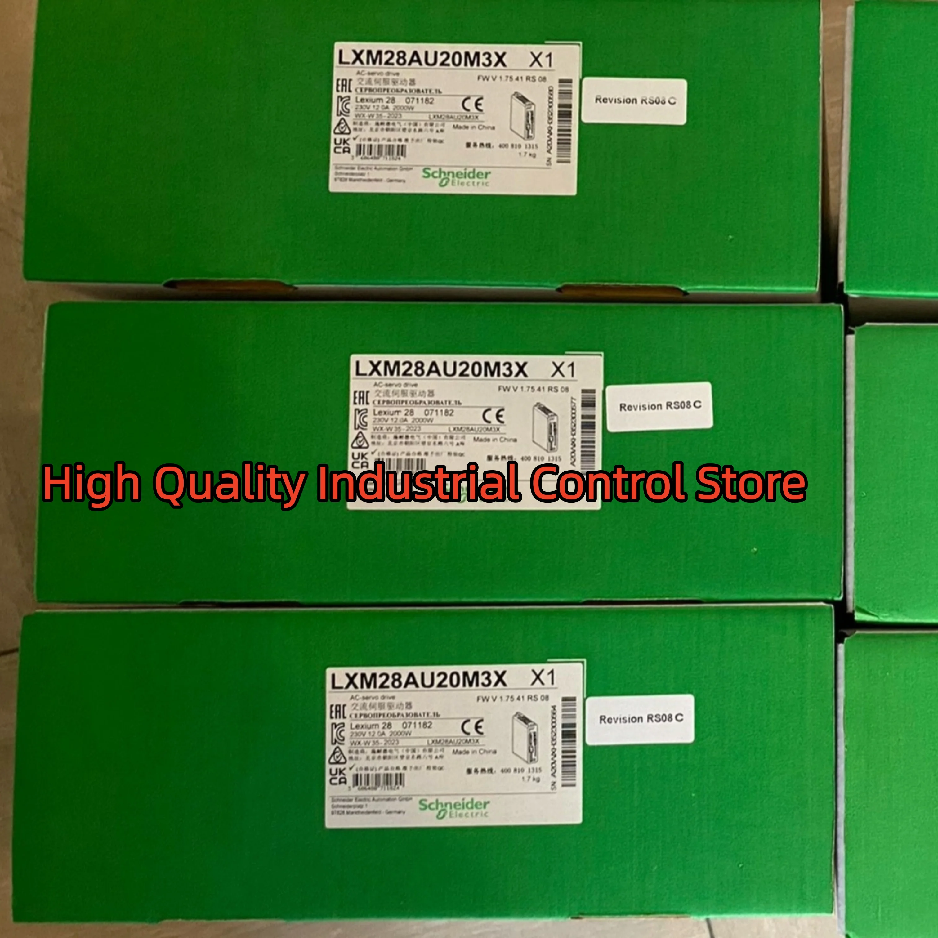 العلامة التجارية LXM28AU20M3X محرك سيرفو LXM32CD18N4 جديد