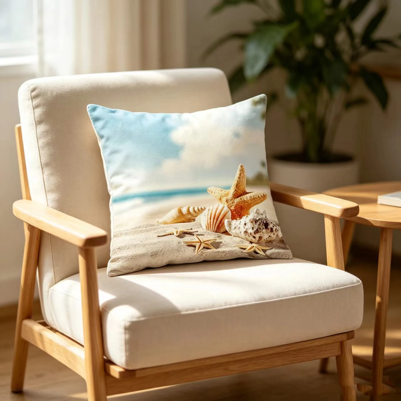 Beach View Tropical Coconut Tree Throw Pillow Case Decorative Pillowcase Living Room Sofa Cushion Cover Home Gift Decor