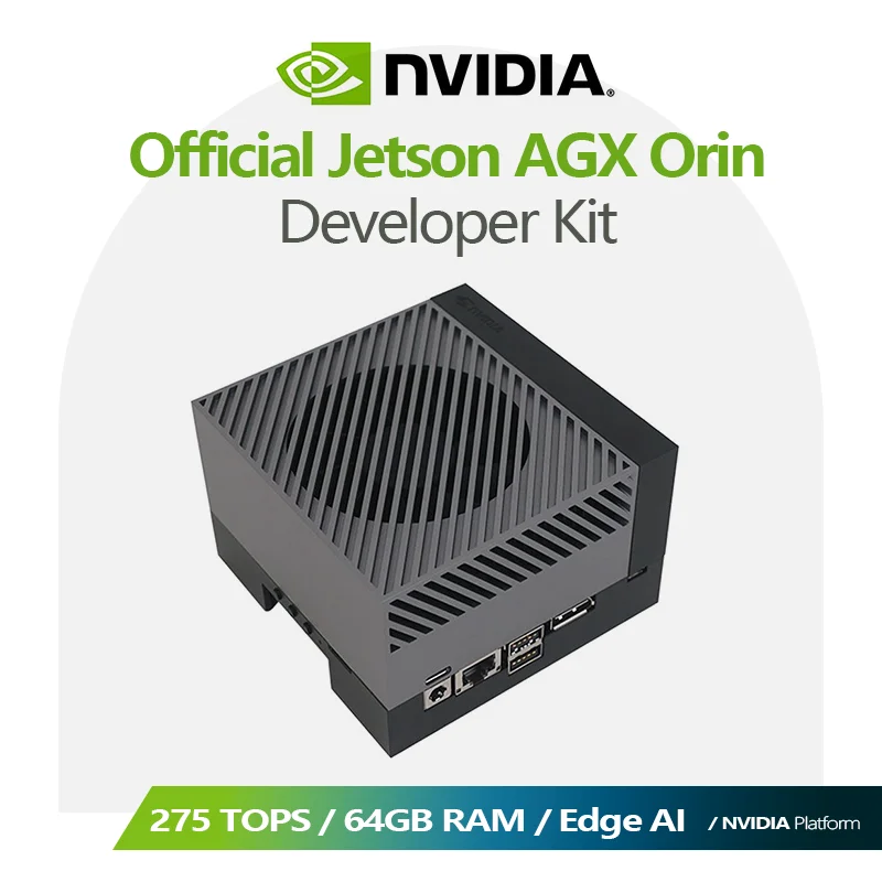Kit de Desarrollo NVIDIA Jetson AGX Orin 64GB, 275 TOPS, IA de Borde, Robótica, IA Generativa, Visión Artificial, Potencia Configurable de 15–60W