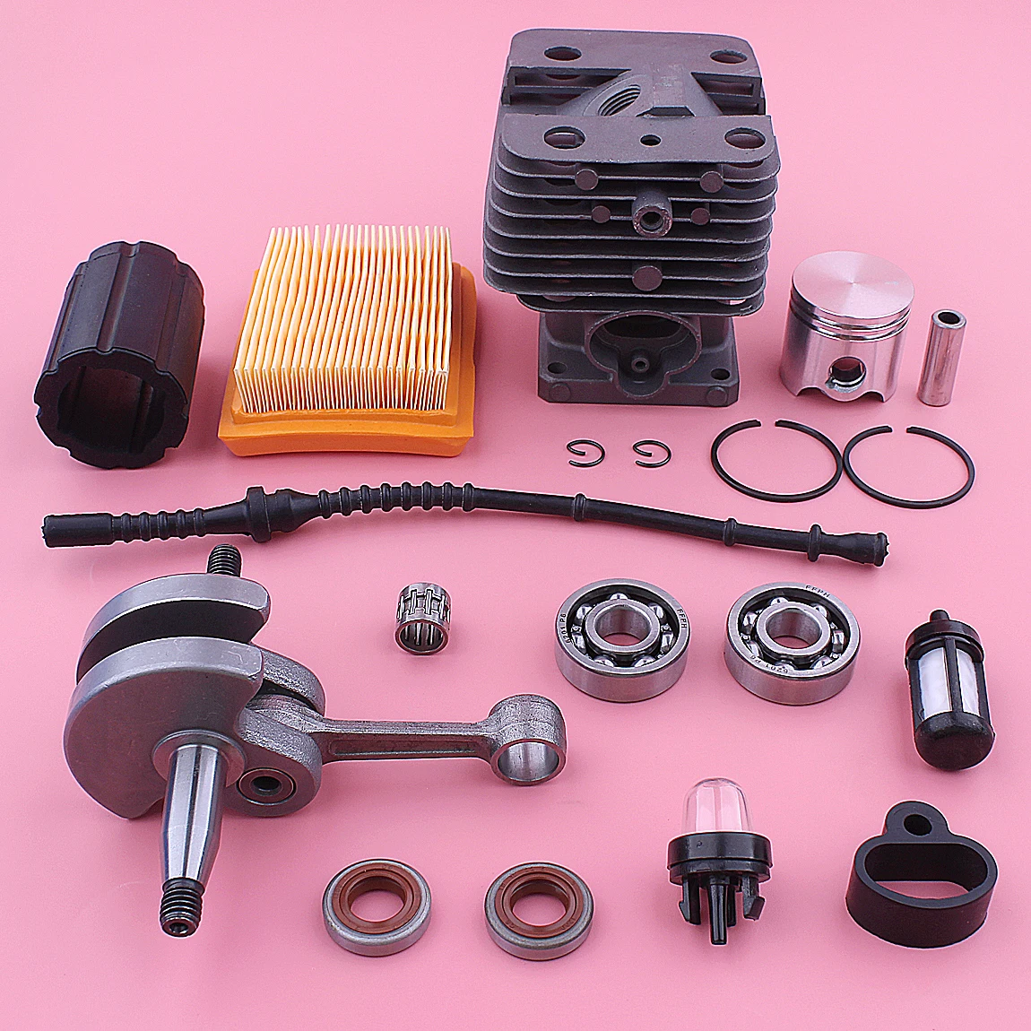 Kit de Virabrequim do Pistão do Cilindro para Stihl Rolamento de Vedação do Óleo Peças de Reposição do Motor Fs120 Fs200 Fs250 35 mm