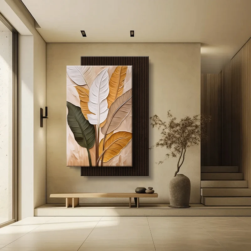 Light luxury entrance hall decoration artist, Daye, living room, corridor, wall lamp painting, creative three-dimensional hangin