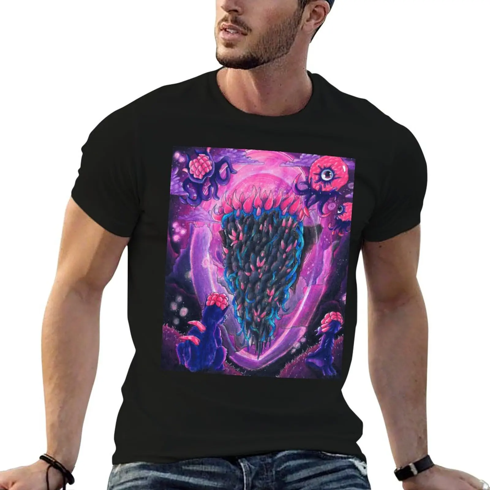Nebula Pillar- Terraria T-Shirt Sporty Breathable Short Sleeve T-Shirt