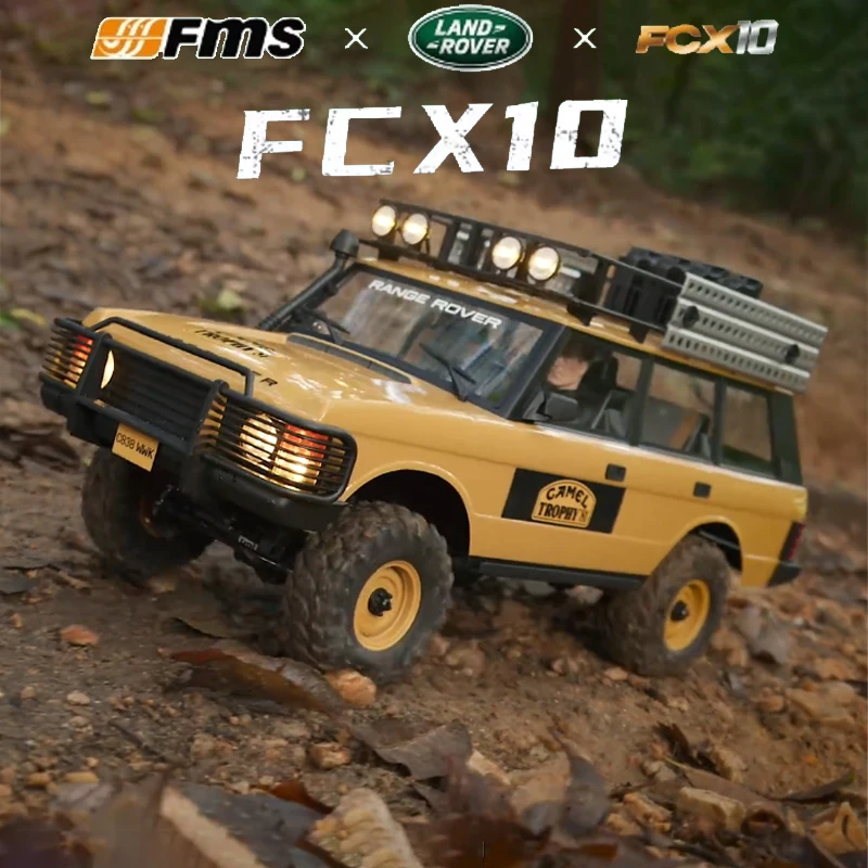 New Fms 1/10 Camel Cup Fcx10 Simulation Rc Model Remote Control Electric Climbing Car Off-Road Vehicle Boy Gift