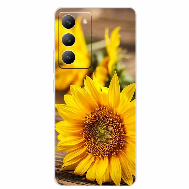 Untuk Redmi 15 4G Casing Ponsel Bunga Modis Transparan Silikon TPU Casing Penutup Belakang Lembut untuk Xiaomi Redmi 15 5G Casing Redmi15 Tas