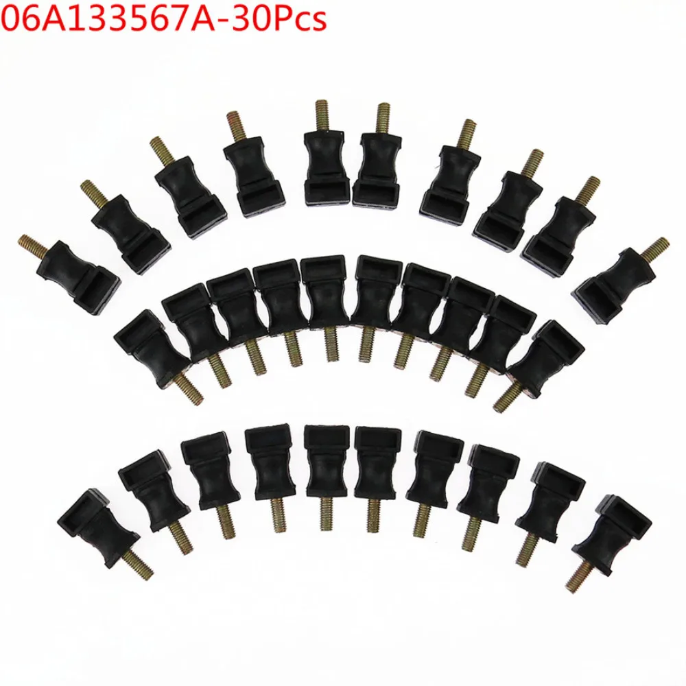 30Pcs 06A133567A Secondary Air Pump Buffer Rubber Mount For VW Golf Passat Touran Audi A3 A4 Seat Leon Skoda Fabia 06A 133 567A