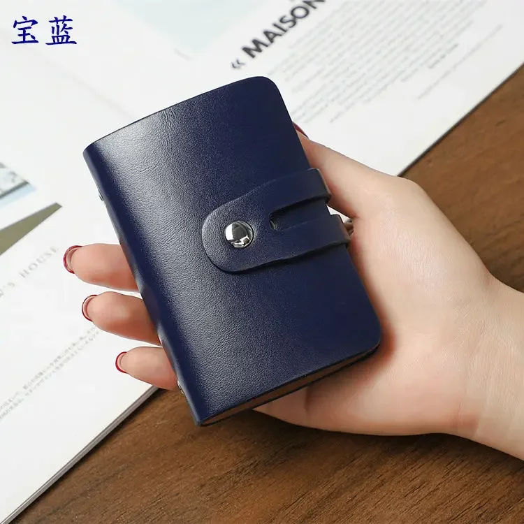 Anti-theft Swipe Antimagnetic Men's and Women's Large-capacity Multi-Card Business Shielding Card Holder