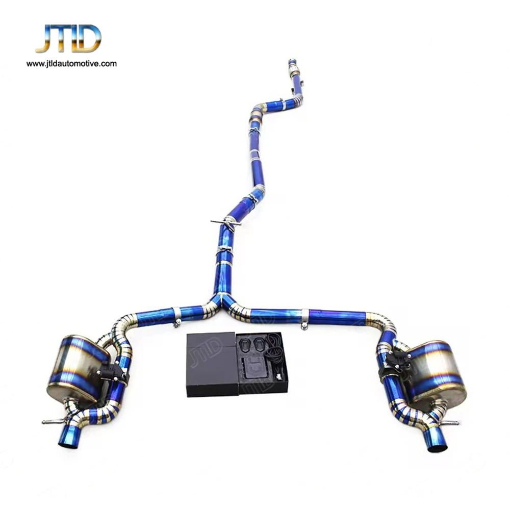 70mm Titanium Cat-Back Exhaust System for Mercedes CLS 350 Left-Hand Drive - High Performance Valved Sport Exhaust, Direct Fit