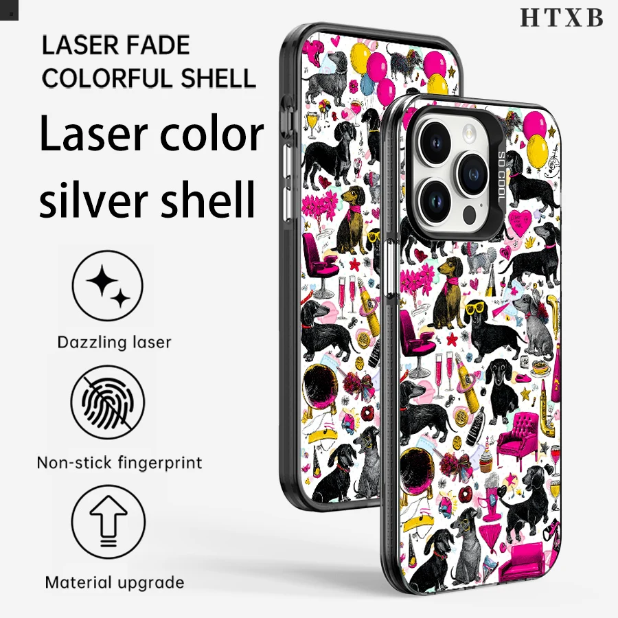 

Красочная вечеринка для собак Телефон для iPhone 17–11 Pro Max Plus