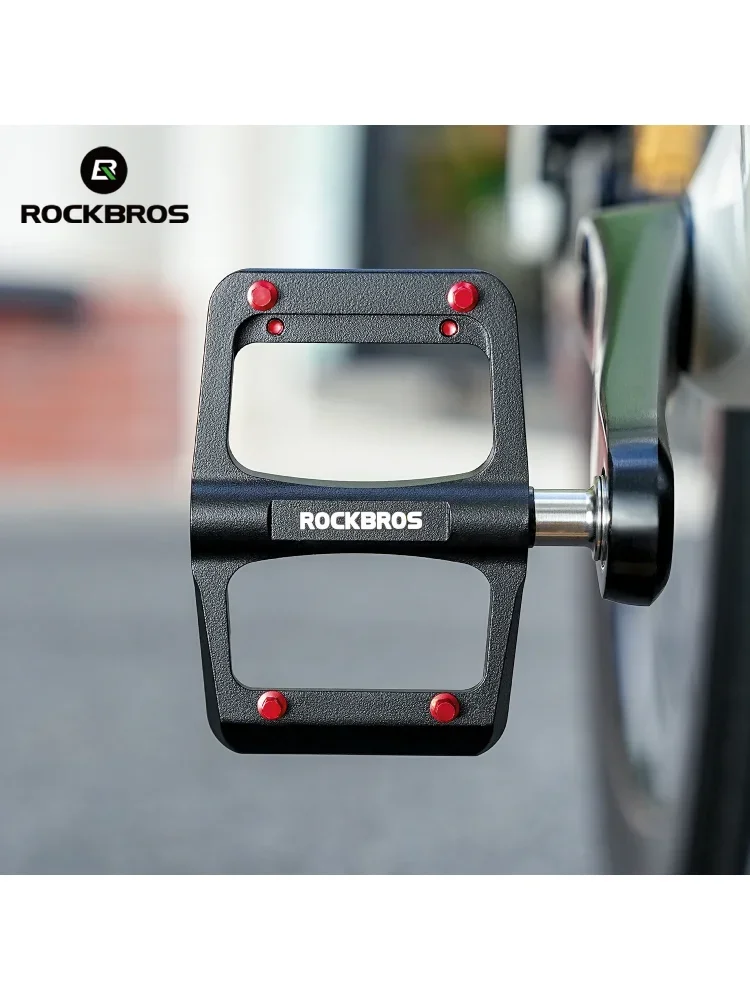 AliExpress ROCKBROS Bicycle Pedals Left/right Lightweight Pedal 3 Bearings Road Bike Pedal Widened Magnesium Alloy Pedal Ultralight 171G