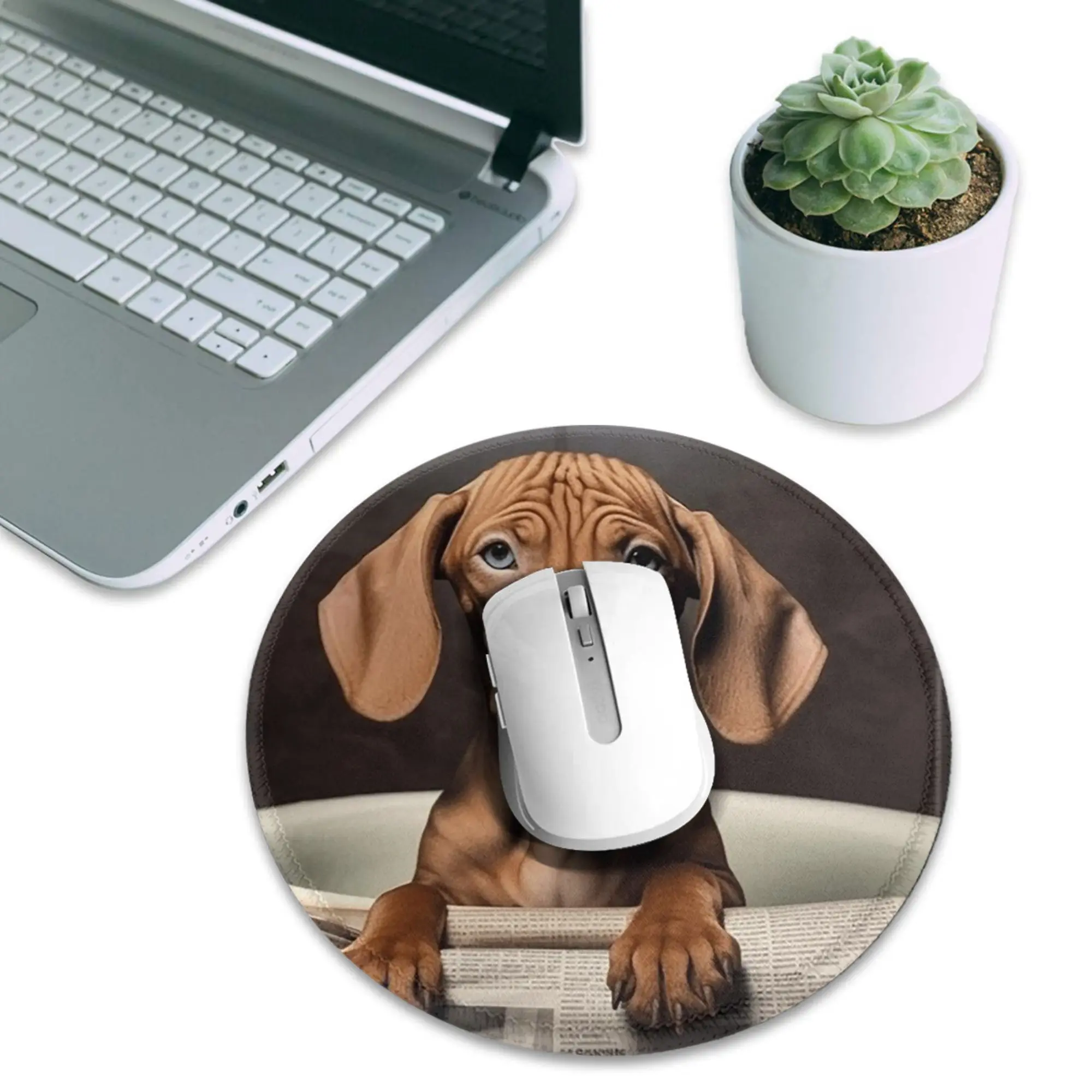 Bathing Dachshund Dog in bathtub bathroom Mouse Pad Computer Keyboard Mouse Mat Gaming PC Laptop Desk Mat Accessories Table Mats