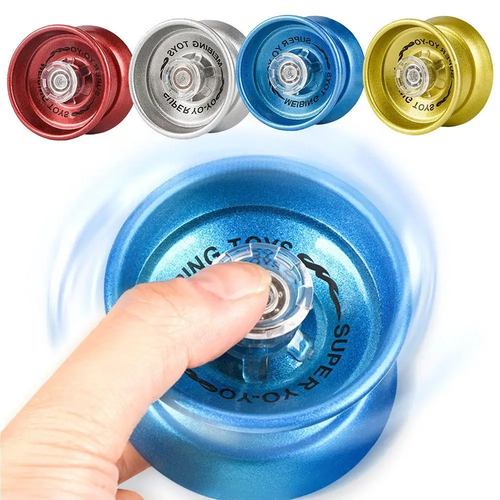 Yoyo Professional Competition Metal Yo Yo Factory with 10 Ball Bearing Alloy Aluminum High Speed Unresponsive Toys for Kids Yoyo