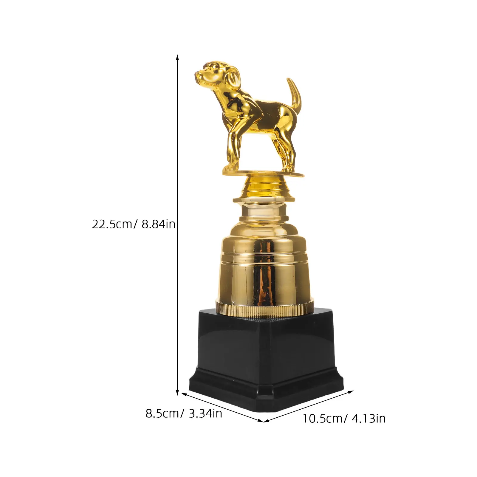 Dog Trophy 1St Place Gold Competition Award for Dog Agility Flyball Relay Pet Contest Sports Day Trophy Desktop Trophies
