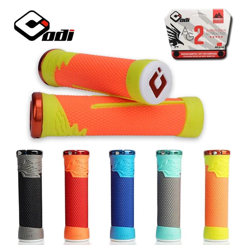 ODI Elite Pro V2.1 Lock on Grips for MTB Mountain Bike Grips Handlebar Mountain Bike Grips Alluminium Alloy+Silica Gel