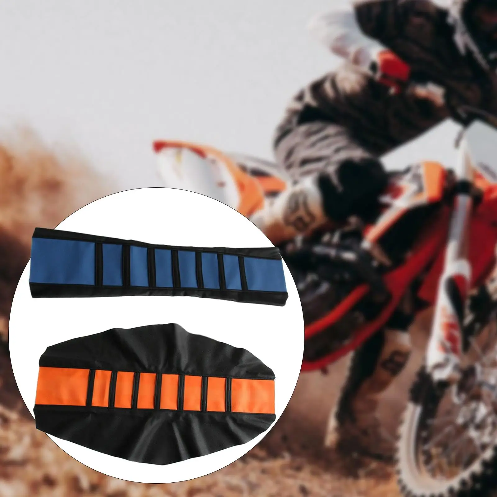 Off Road Bike Seat Cover PVC Material Motocross Protection Cushion for Dirt Bike Universal Fit view 3