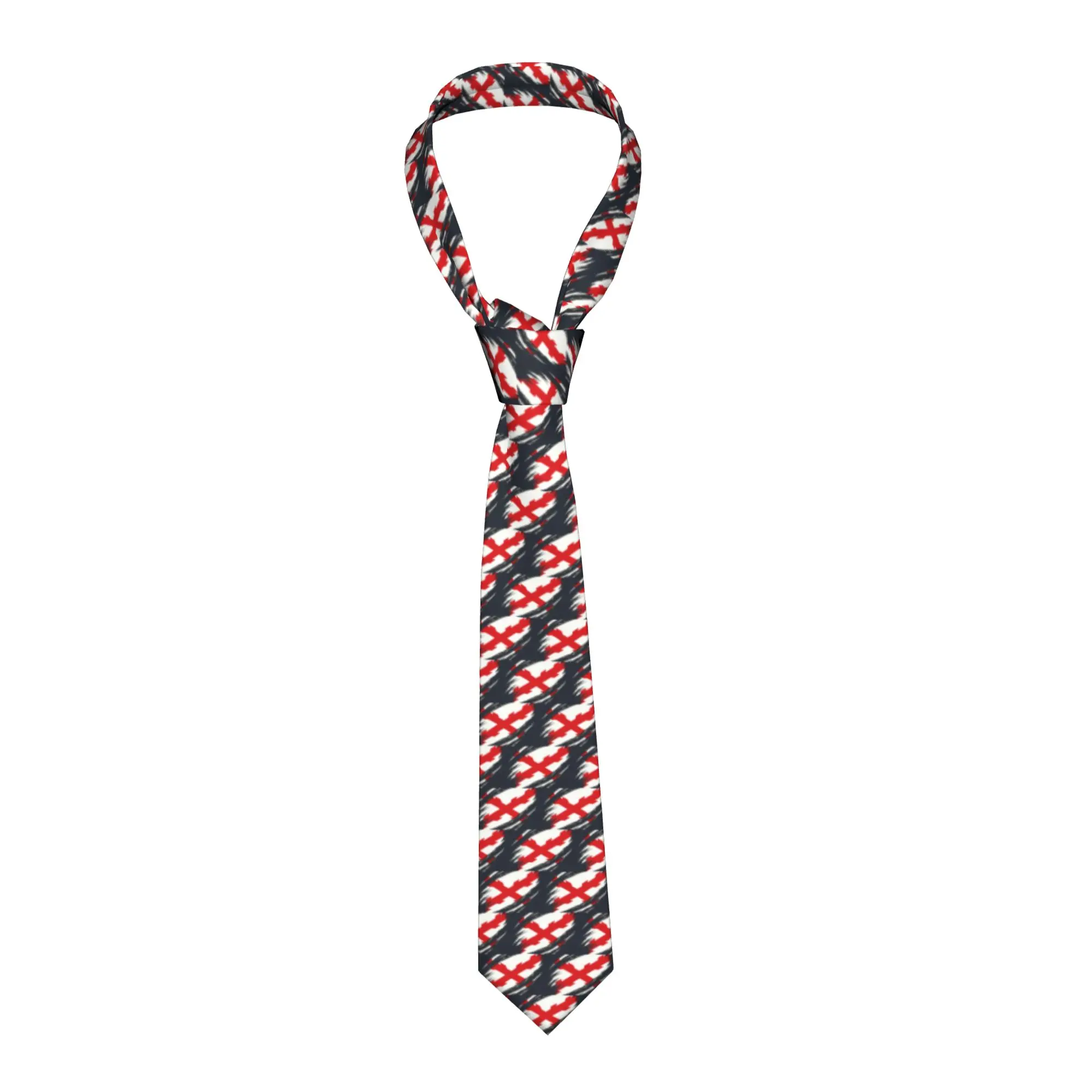 Formal Show It With Pride Neck Tie Men Silk Cross Tear Cross Spain Necktie for Office Gravatas