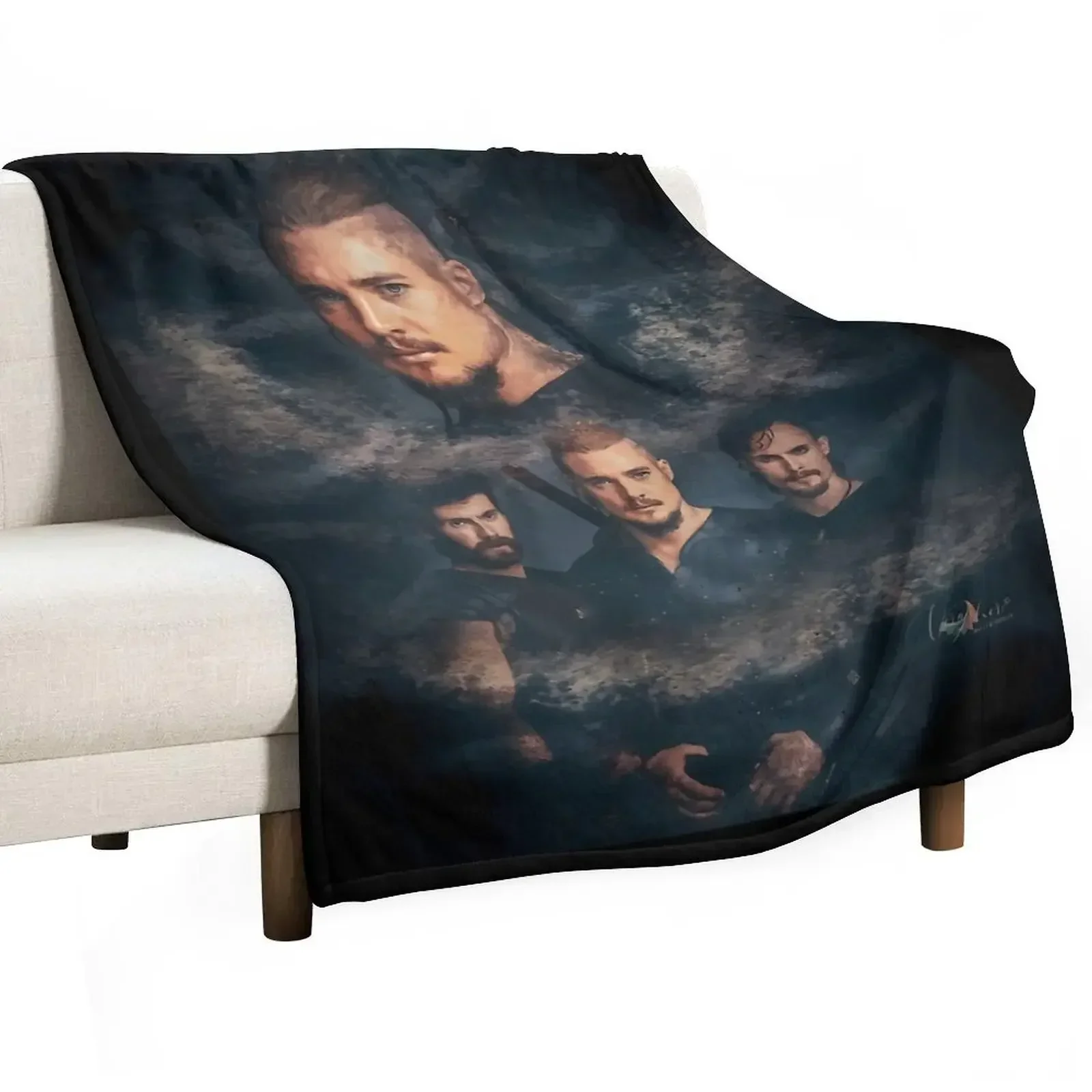 

Secret Uhtred Of Bebbanburg Retro Vintage Throw Blanket Portable Lightweight Blanket for Travel Camping