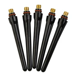 5pcs Tig 용접 토치 WP-17 WP-18 용접 Euqipment 액세서리에 대 한 긴 다시 컵 소모품 세트 WP-26
