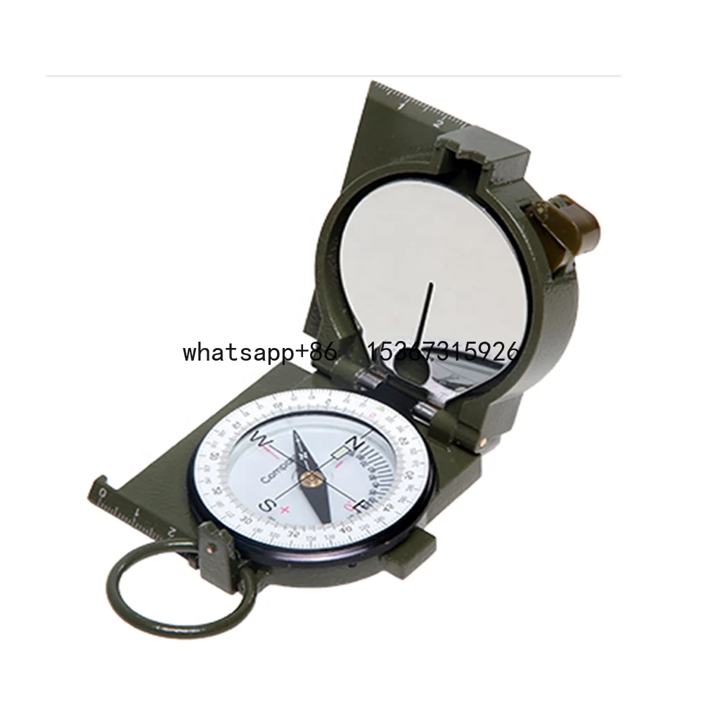 97 Compass High Quality Green Aluminium Compass DQL-6 Harbin Factory Accurate Metal Compass