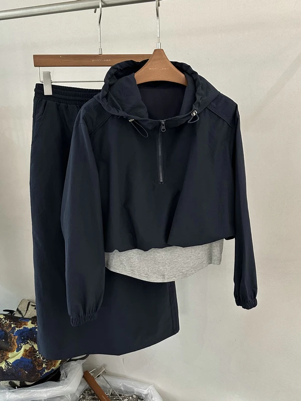 

Lightweight Casual Sporty Style Set with Belted Skirt And Hoodie Top Women's Fashion Spring Collection 2026 by Tagkita