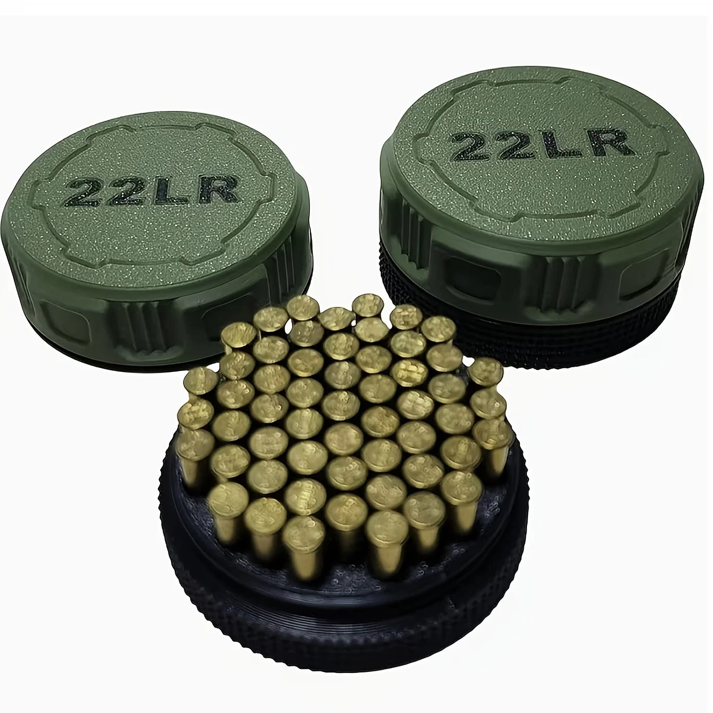 Caja de Almacenamiento de Munición Mini, Compacta y Duradera, Apta para Munición de Calibre 22LR, para Práctica Diaria y Caza
