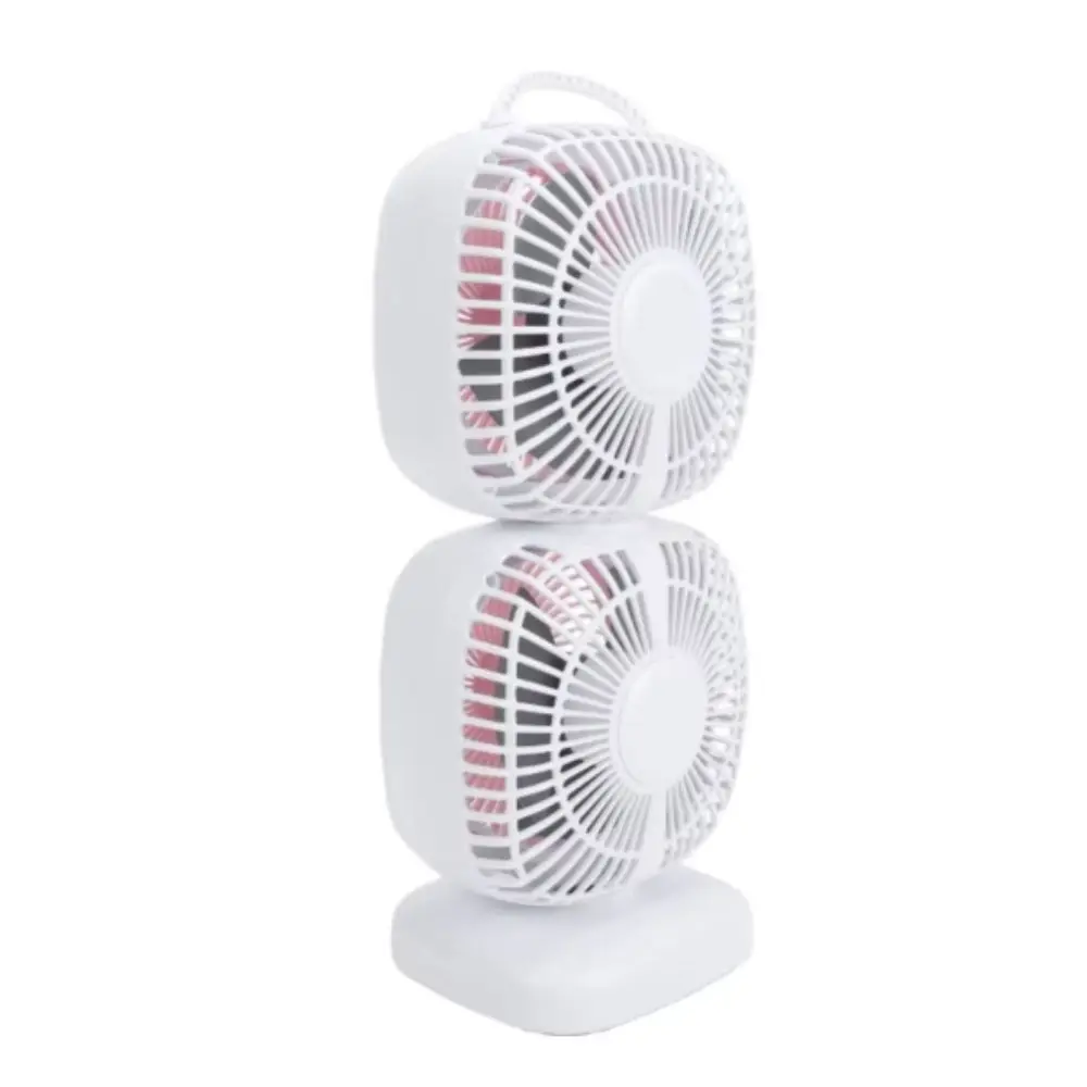 Mini Double-layer Wireless Fan High Wind Brushless Air Circulation Fan Silent 350° Rotation Rechargeable Fan Household Use