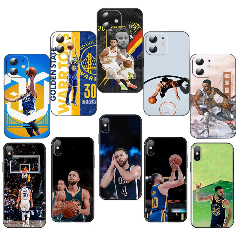 EF20 Basketball Stephen 30 Soft Silicone Case for Samsung Galaxy S21 S23 FE S24 Ultra Plus A15 A25 35 A54 A55 5G Caver