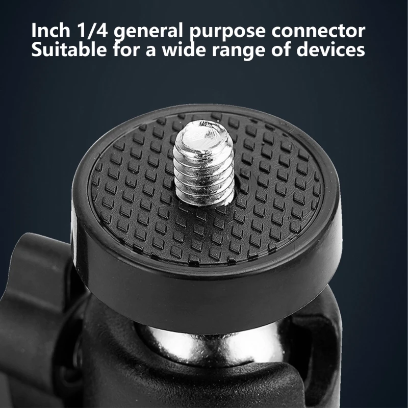 접이식 벽걸이 브래킷 2축 회전이 있는 금속 소재 프로젝션 각도 조절용 1/4 인터페이스