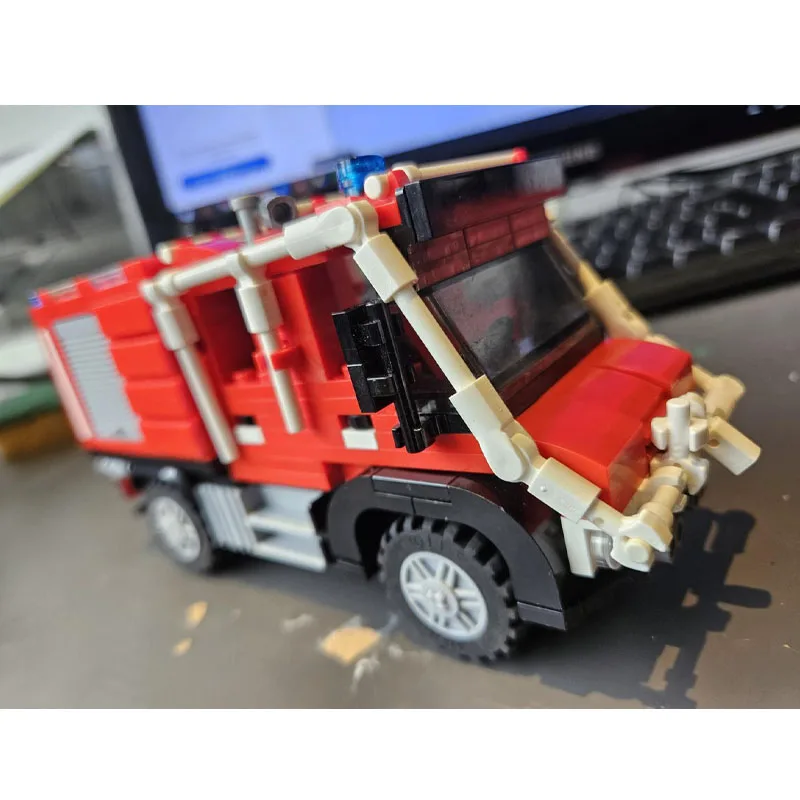 

Конструктор MOC-174913 «Городская пожарная машина для спасения на дорогах», 447 деталей, креативная игрушка MOC для мальчиков, подарок на день рождения для детей