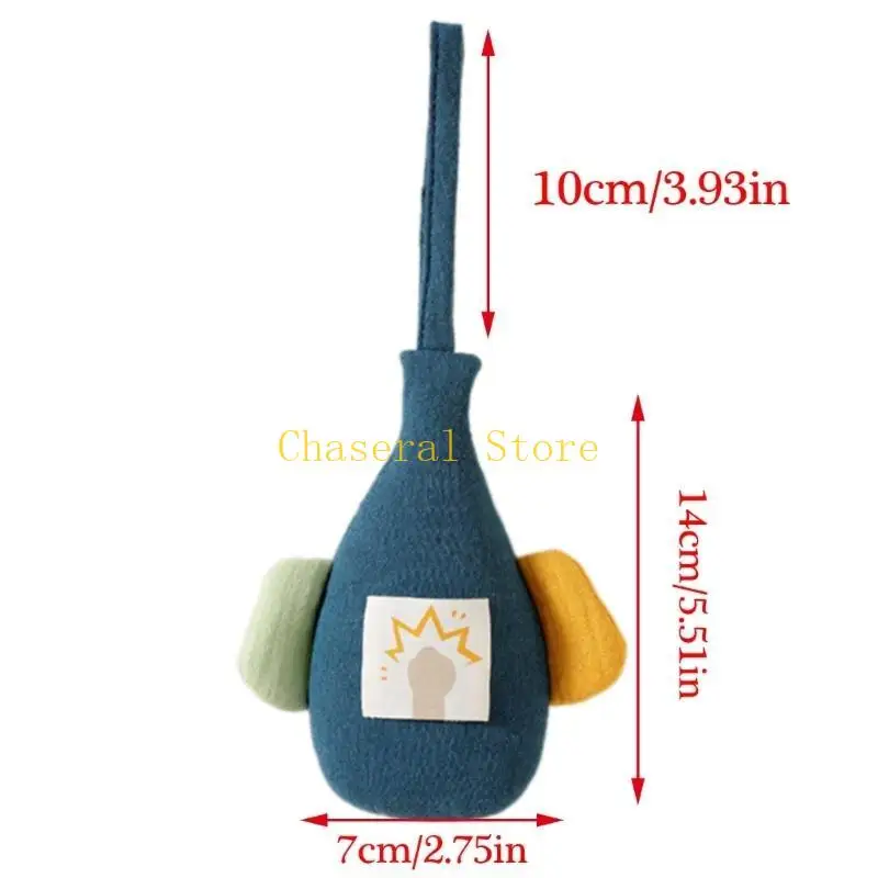 E7CE Toddler kojący towarzyszka zabawka kreskówka Sensory Development Doll dla niemowląt Komfort emocjonalny i rozwój