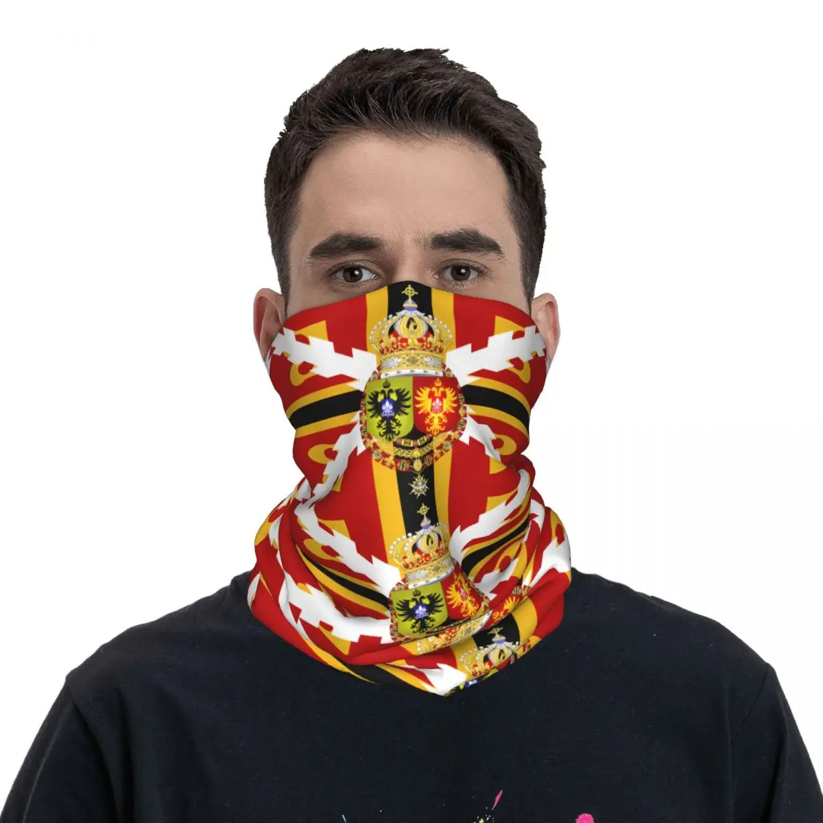 The Grand Flag Of The Spanish Empire Bandana Trend Balaclava Summer Outdoor Sport UV Protection Bicycle Mask Soft Bike Face Mask