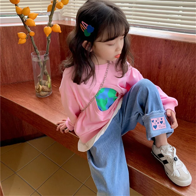 Girl Leggings Kids Baby Long Pants Trousers 2022 Loose Spring Autumn Toddler Cotton Breathable Gift Children Clothing