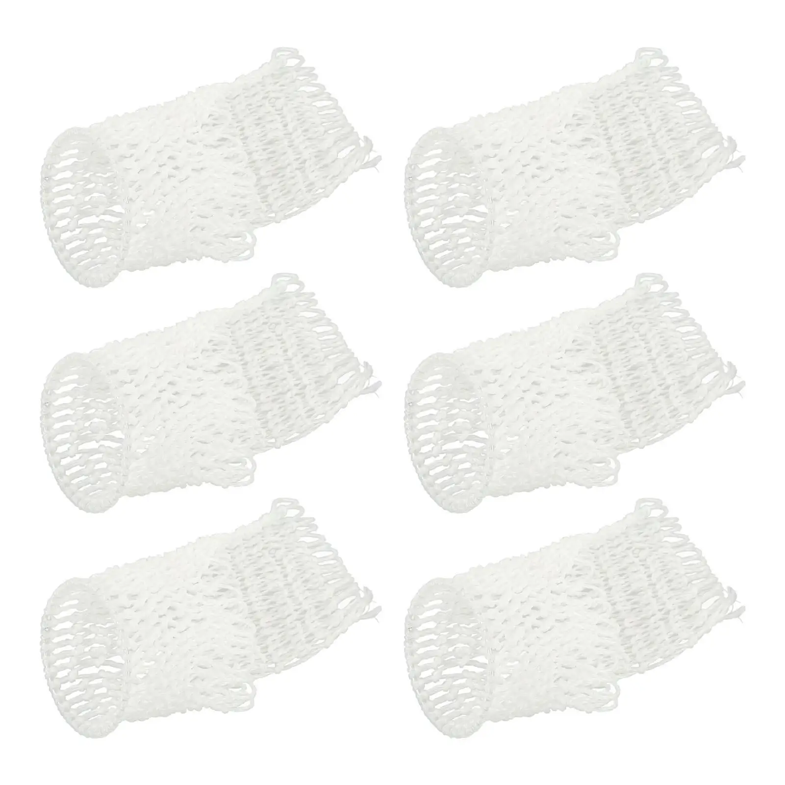 حقيبة شبكية لطاولة البلياردو باللون الأبيض المجوف بدون قاع لملحقات أندية البلياردو #6