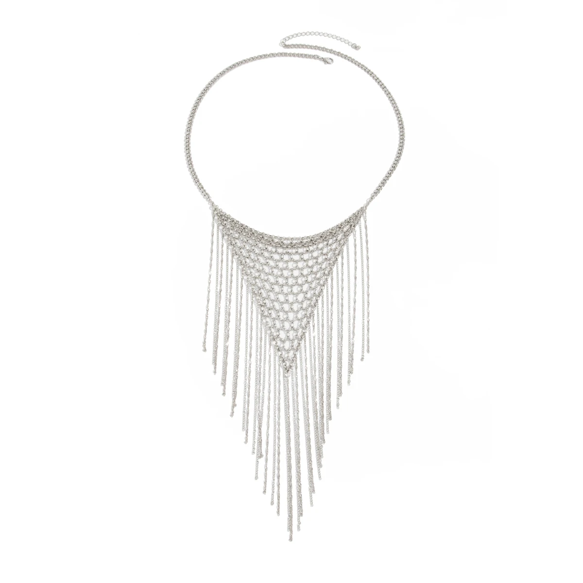 Salircon Exaggerated Bohemian Style Multilayer Long Tassels Chains Necklaces Women Hip Hop Fashion Y2k Geometric Chain Jewelry - Image 6