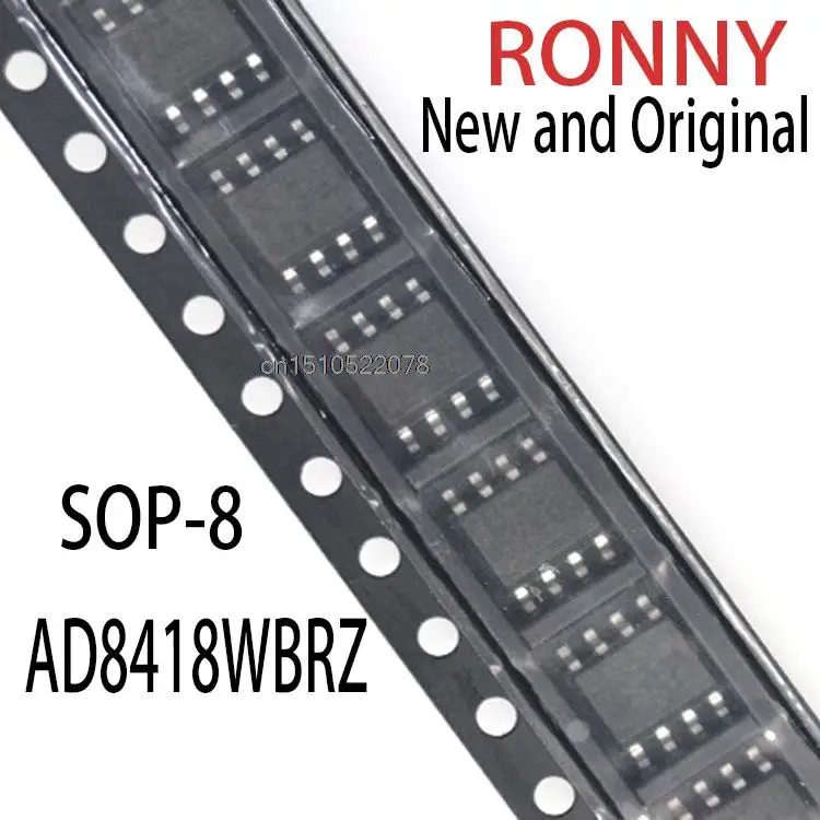 10PCS  New and Original  AD8418 SOP-8  AD8418AWBRZ SOP8 AD8418WBRZ