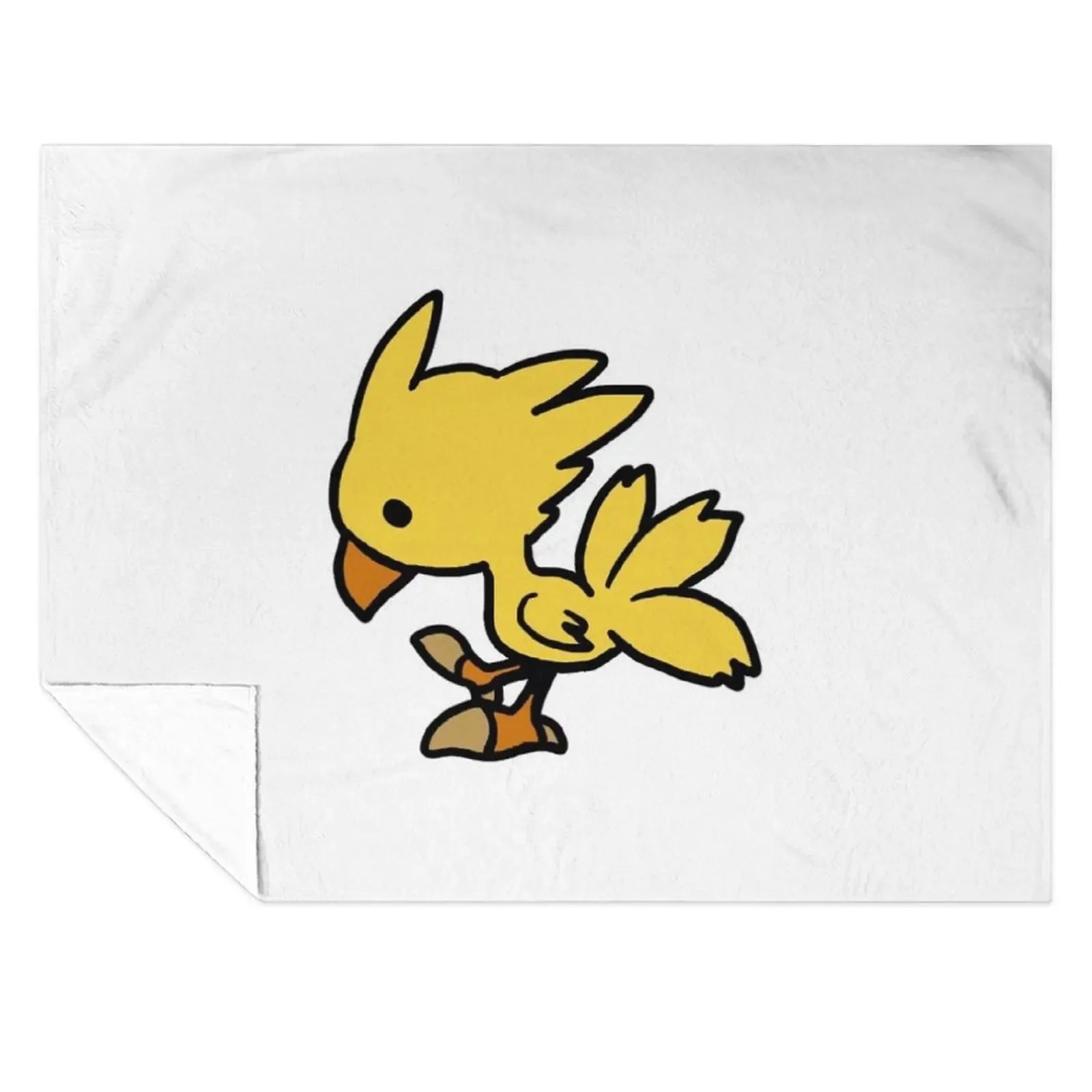 

Kawaii Chocobo Throw Blanket Comforter Summer Beddings funny gift anime Blankets