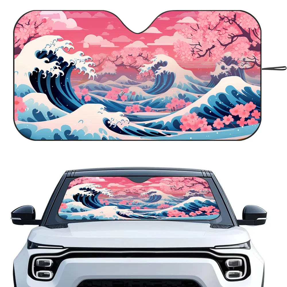 

Волна с вишней, автомобильная солнцезащитная алюминиевая пленка, теплоизоляционная алюминиевая пленка, лобовое стекло, солнцезащитные козырьки, блоки УФ-лучей, автомобильный солнцезащитный козырек