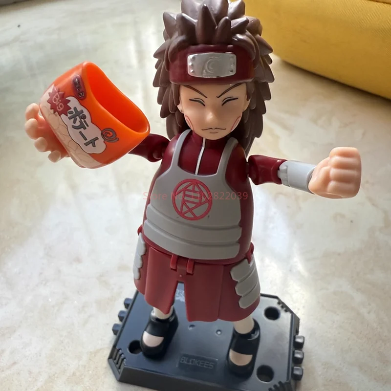 Blokees Naruto Bouwstenen Anime Assembleren Speelgoed Beweegbare Model De Derde Golf Van Naruto Kakashi Blind Box Kindercadeau