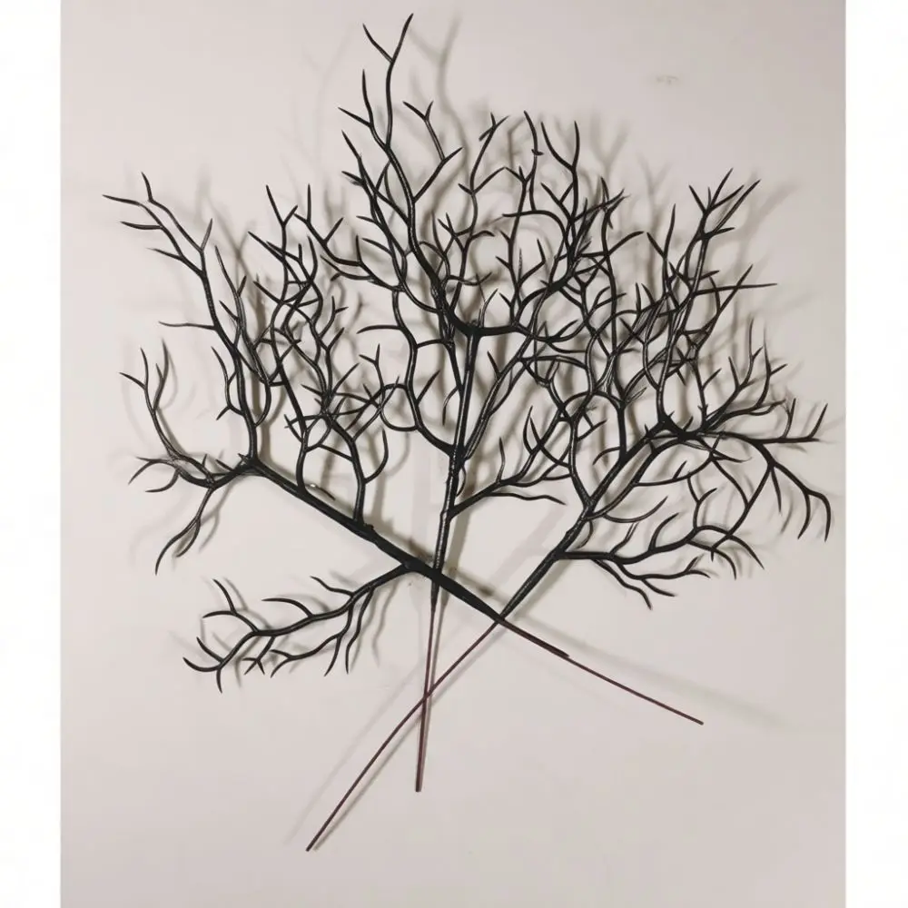 Decorative Plastic Dry Twig Prop Halloween Ornament Realistic Artificial Branch For Indoor Floral Arrangement