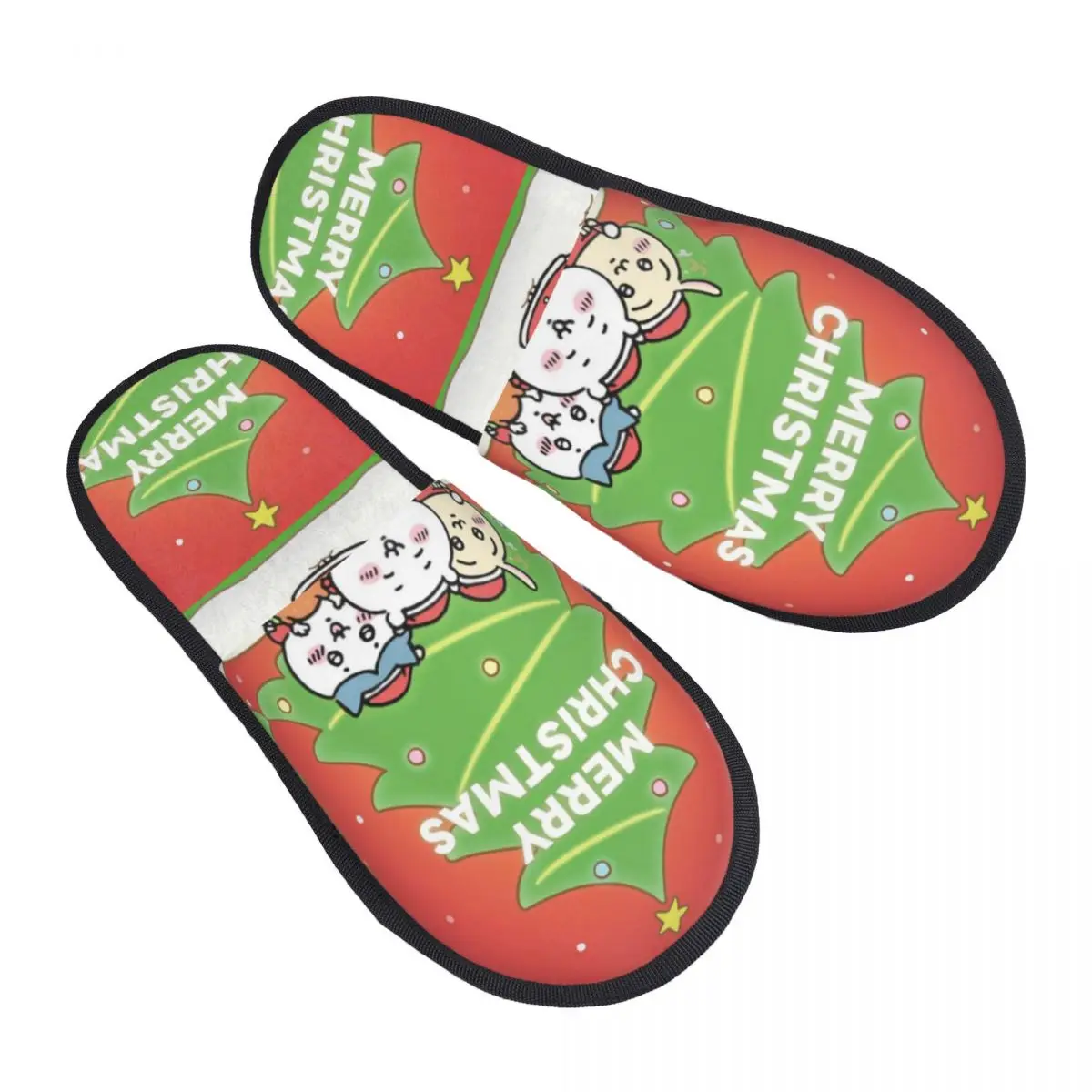 

Chiikawas House Cotton Slippers Living Room Cozy Memory Foam Slides Anti Slip