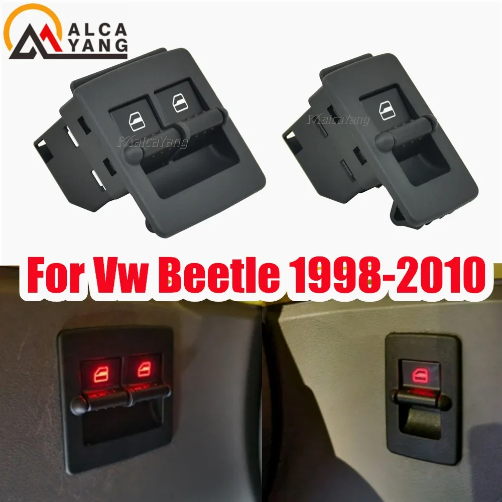 Przycisk elektrycznego przełącznika szyb samochodowych do Volkswagen Beetle 1998-2010 1C 0959851   1C 0959855   1C 0959527